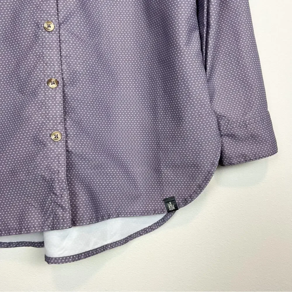 The North Face Women’s Stevie Shirt Button Up Tunic‎ Purple Size Medium - Picture 7 of 13